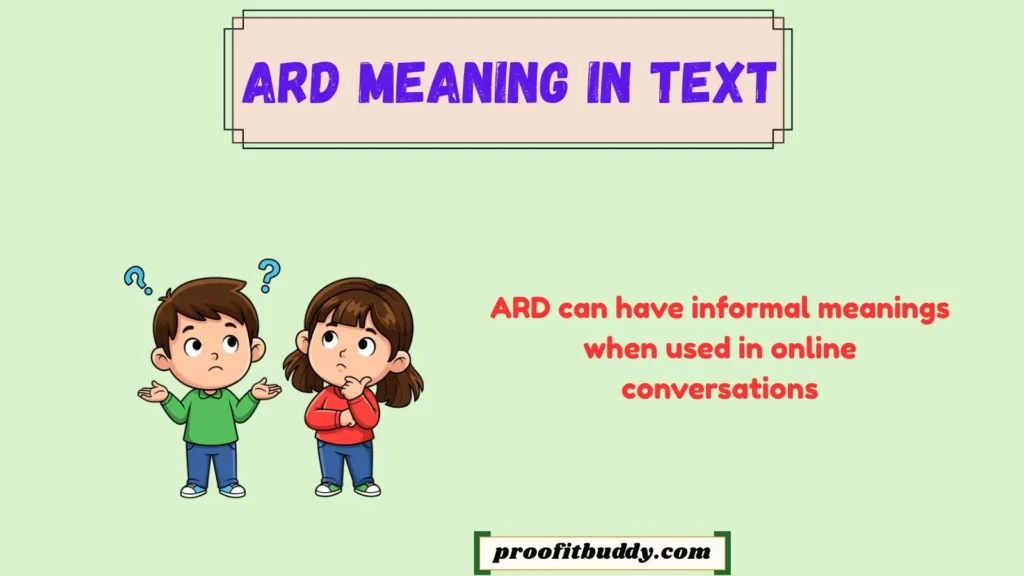 ARD Meaning in Text Urban Dictionary