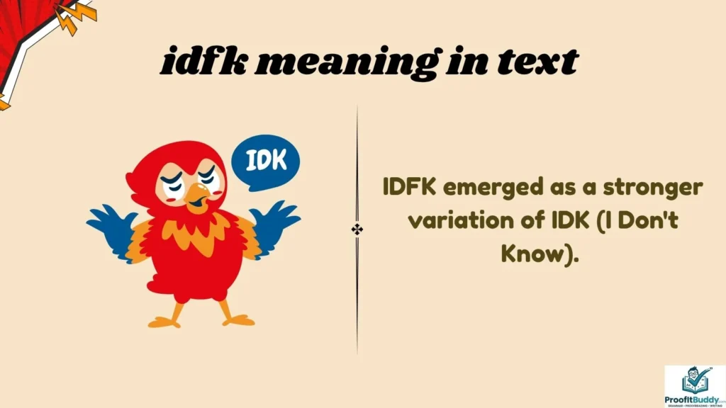 Background of IDFK