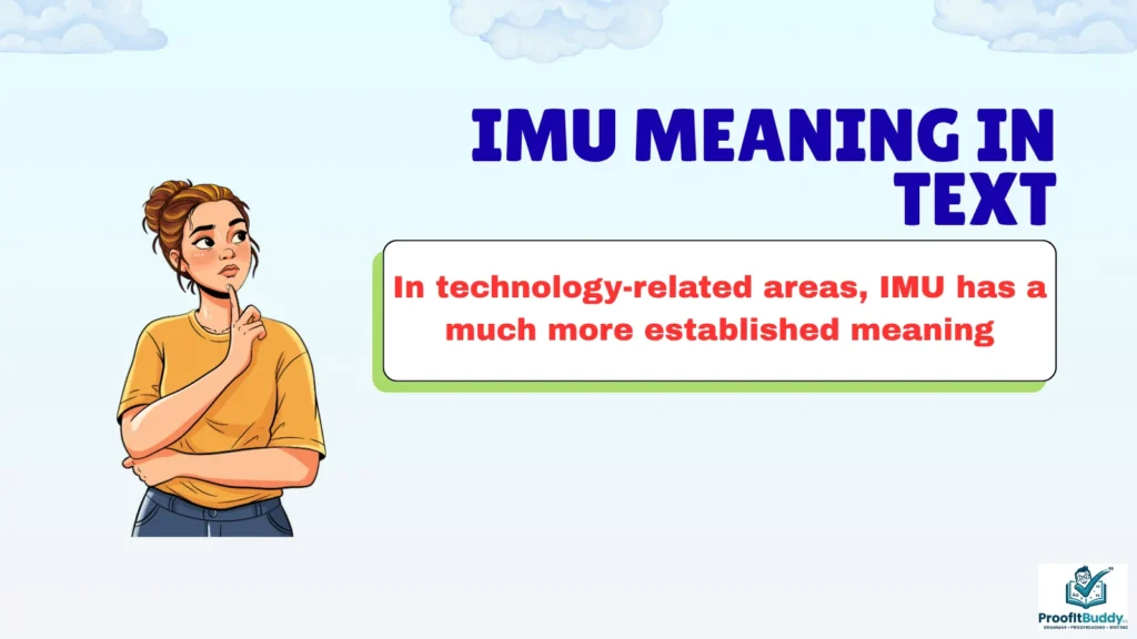 Background of IMU