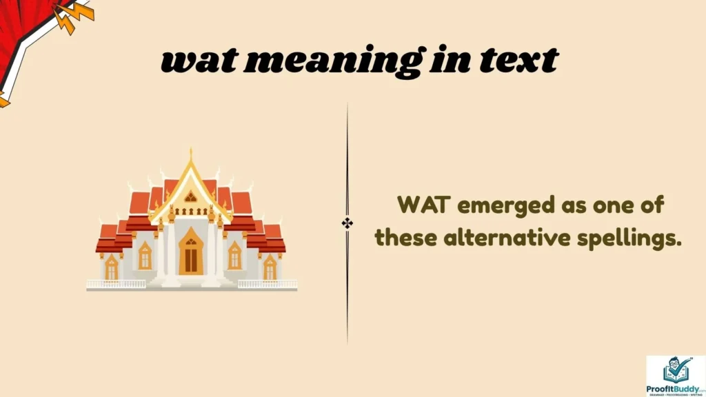 Background of wat