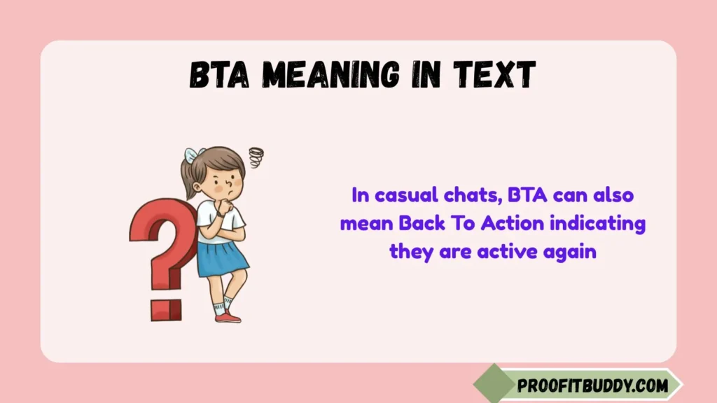 Bta meaning in text instagram