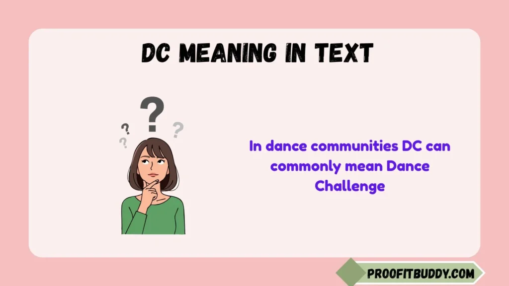 DC Meaning in Dance