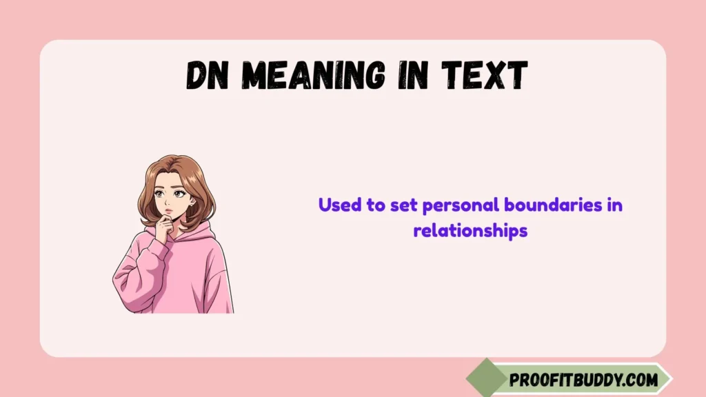 DN Meaning in Love