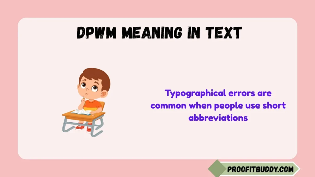 Dpwn Meaning in Text