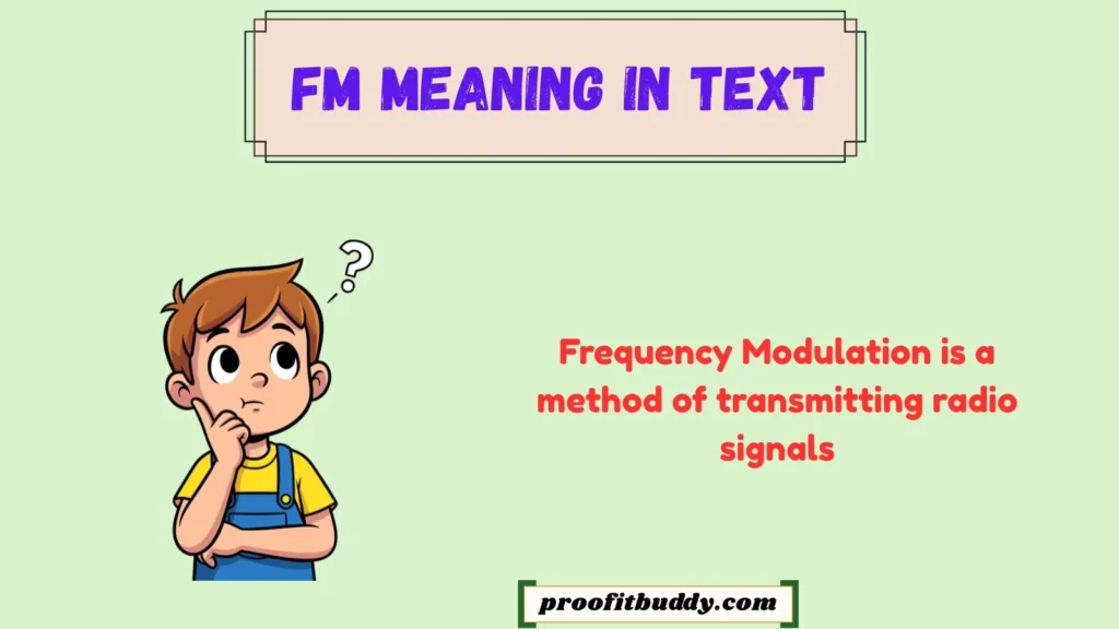FM Meaning in Radio