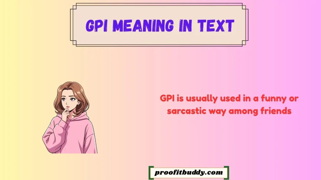 GPI Meaning Spanish