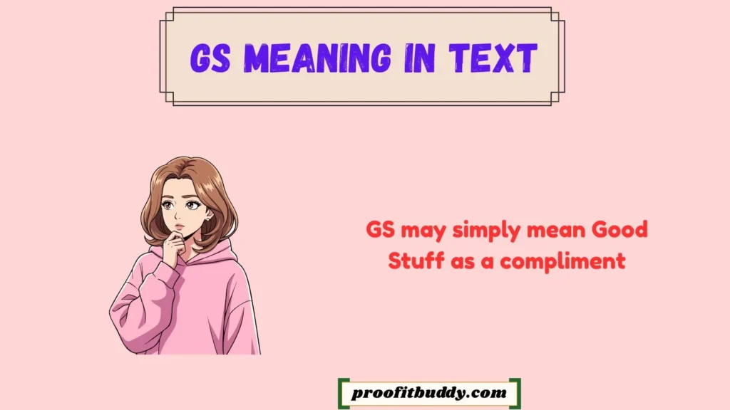 GS Meaning in Chat From a Girl