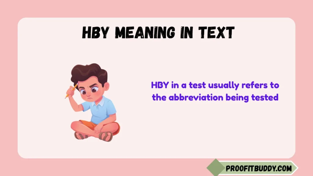 HBY Test