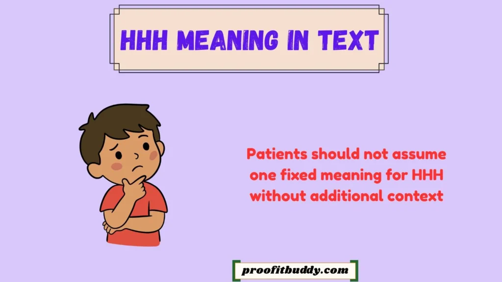HHH Meaning in Medical