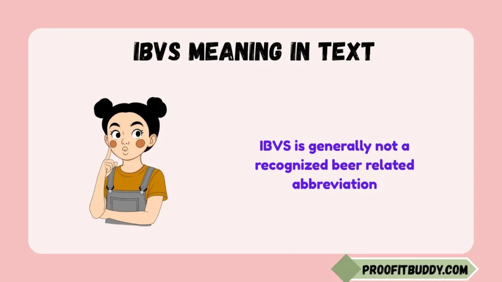 IBVS Meaning Beer