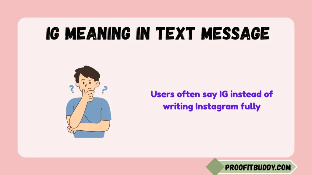 IG Meaning in Instagram