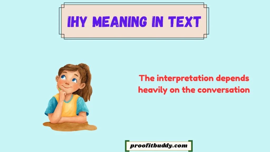IHY Meaning in Text From a Guy
