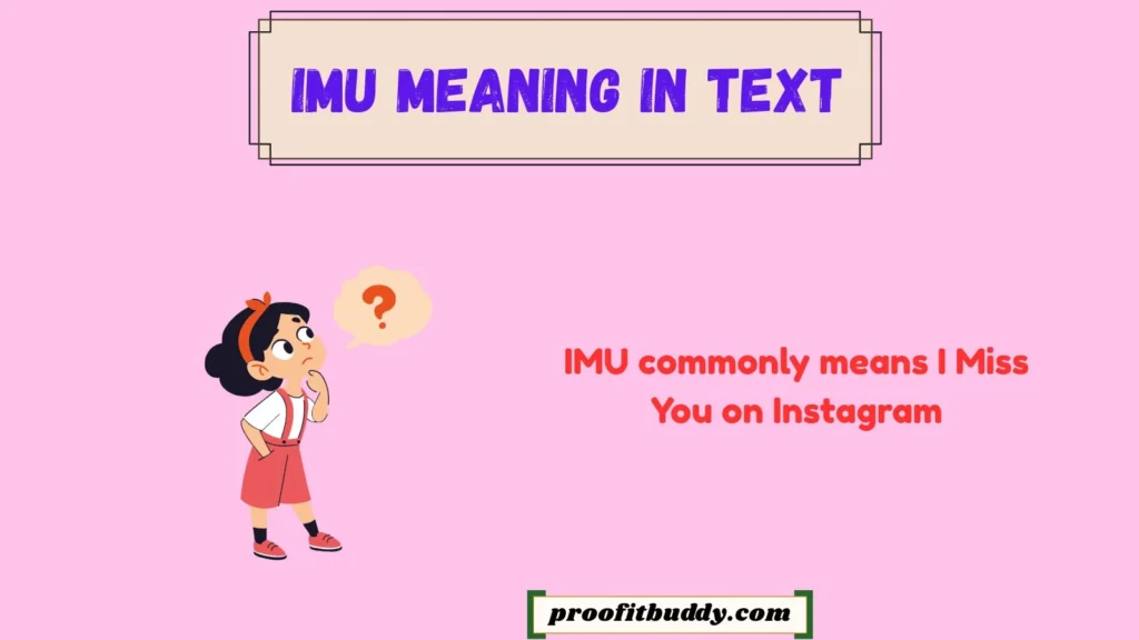IMU Meaning Instagram