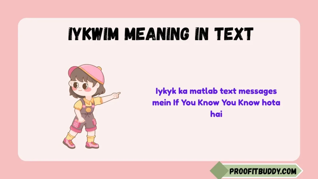 Iykyk Meaning in Text