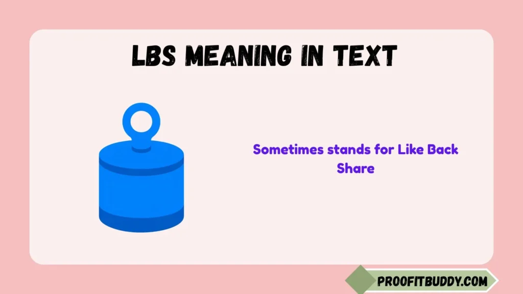 Lbs Abbreviation Meaning