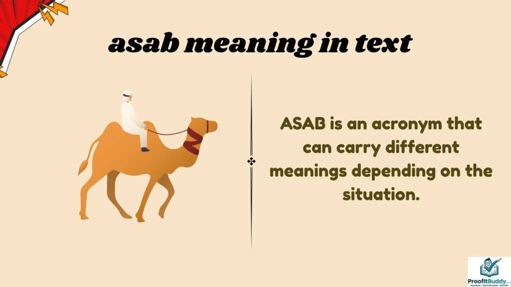 Meaning & Definition of ASAB