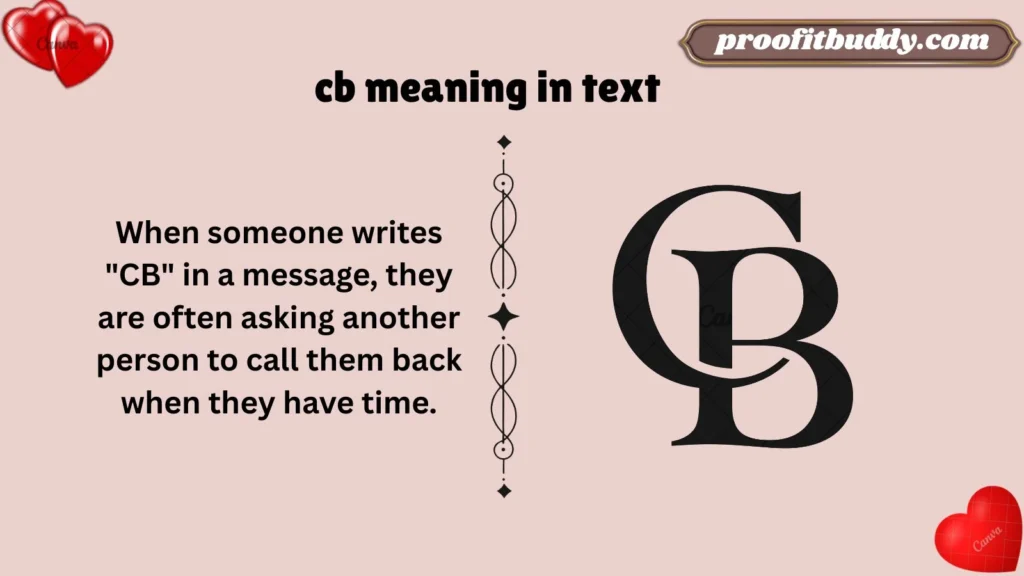 Meaning & Definition of CB