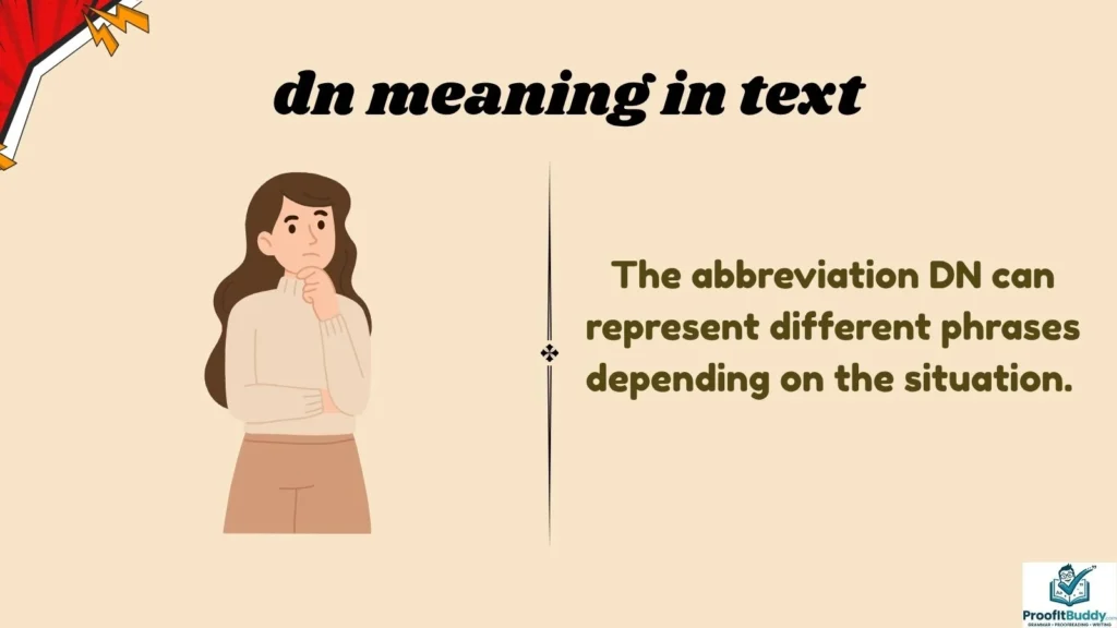 Meaning & Definition of DN