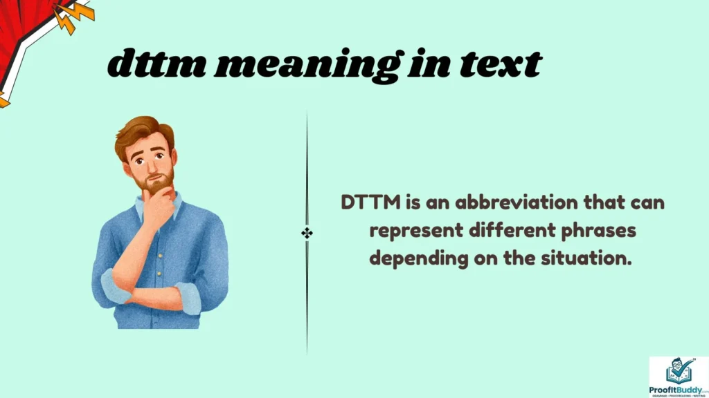 Meaning & Definition of DTTM