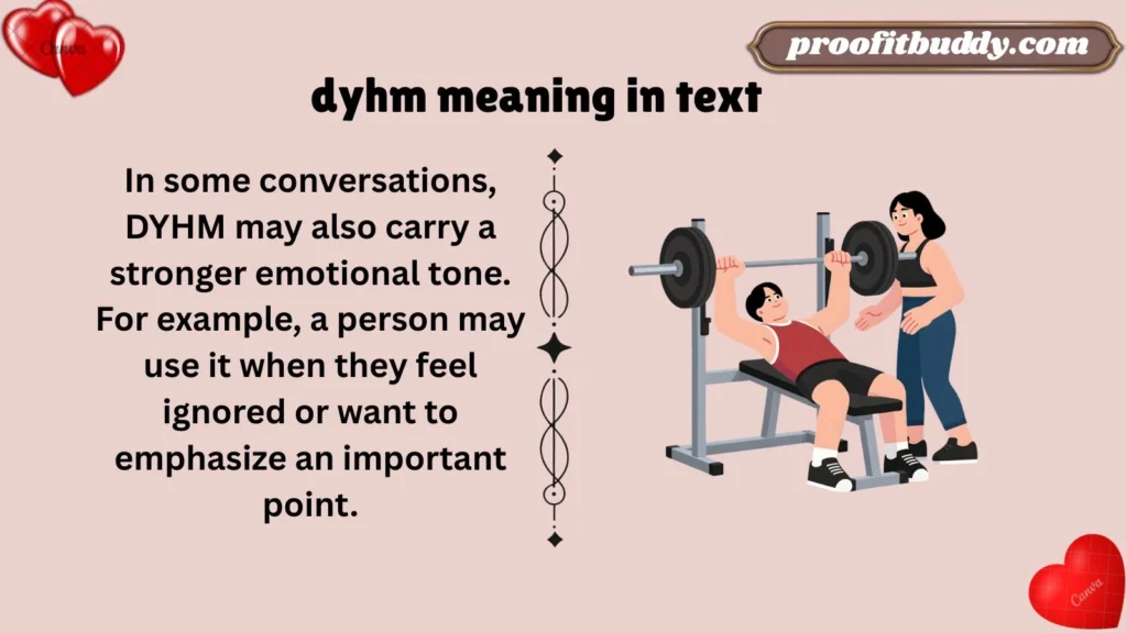 Meaning & Definition of DYHM