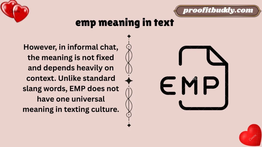 Meaning & Definition of EMP