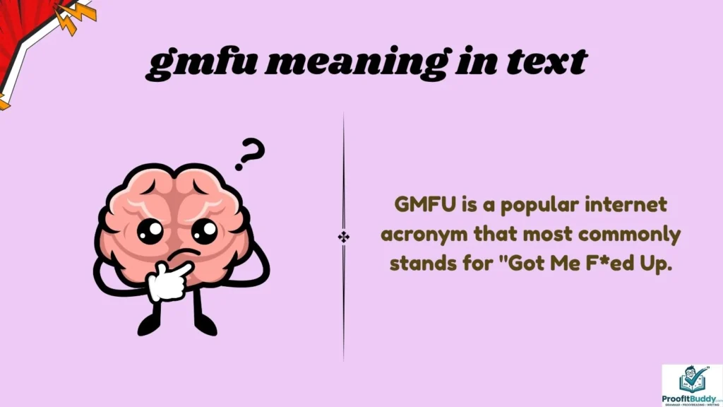 Meaning & Definition of GMFU
