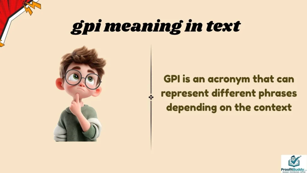 Meaning & Definition of GPI