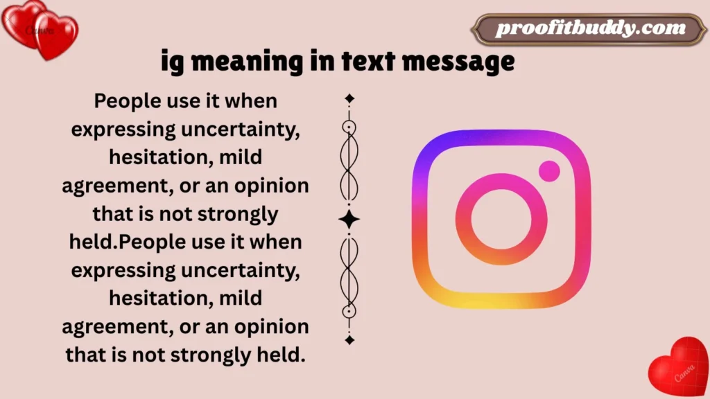 Meaning & Definition of IG