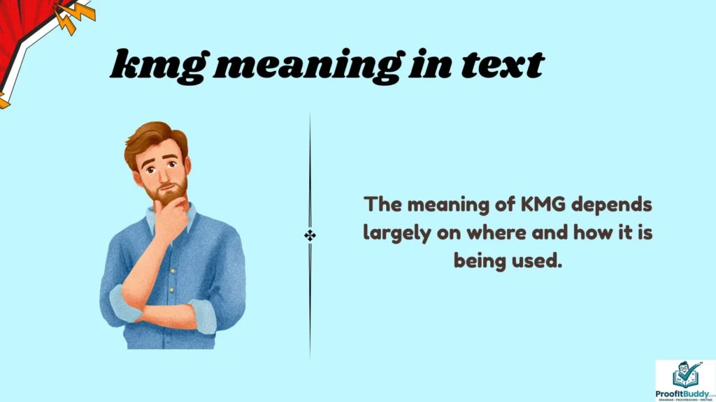 Meaning & Definition of KMG