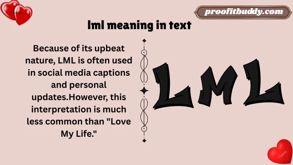 Meaning & Definition of LML