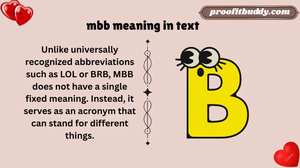 Meaning & Definition of MBB