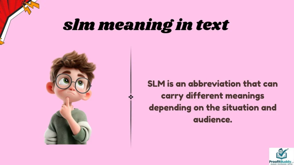Meaning & Definition of SLM