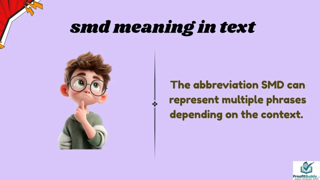 Meaning & Definition of SMD