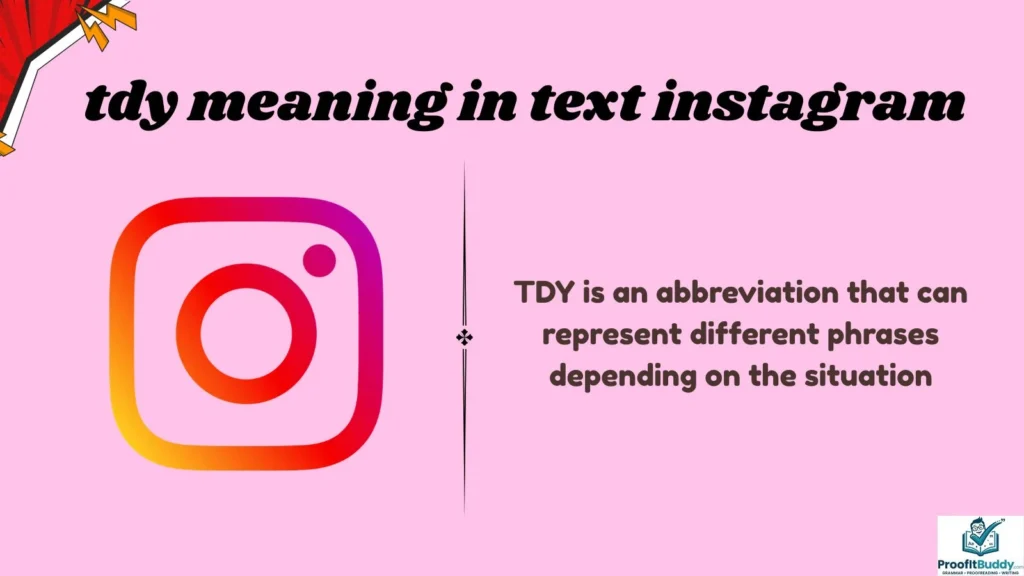Meaning & Definition of TDY