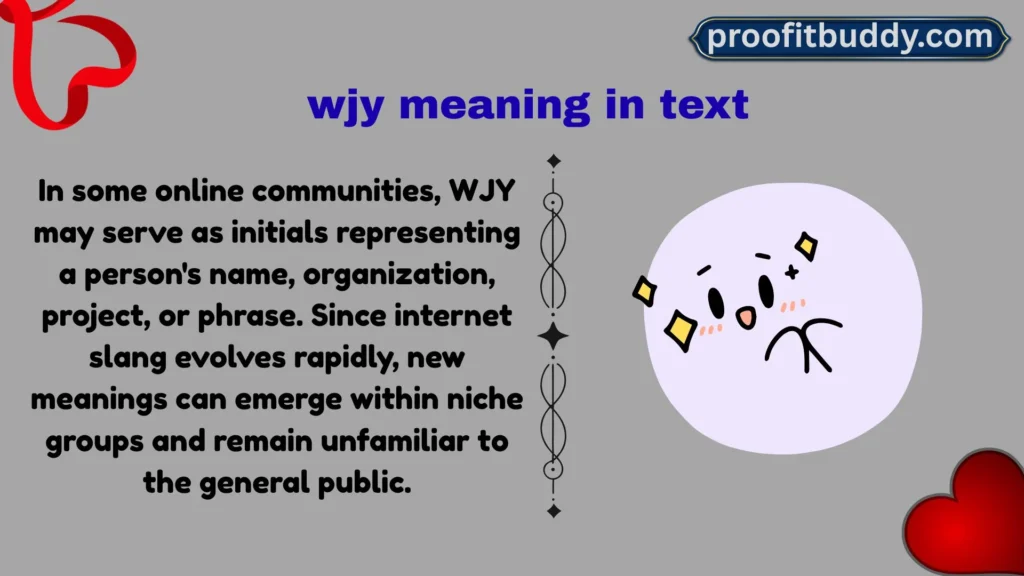 Meaning & Definition of WJY