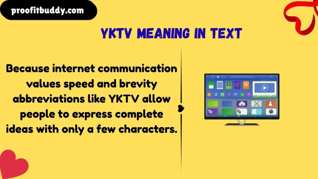 Meaning & Definition of YKTV