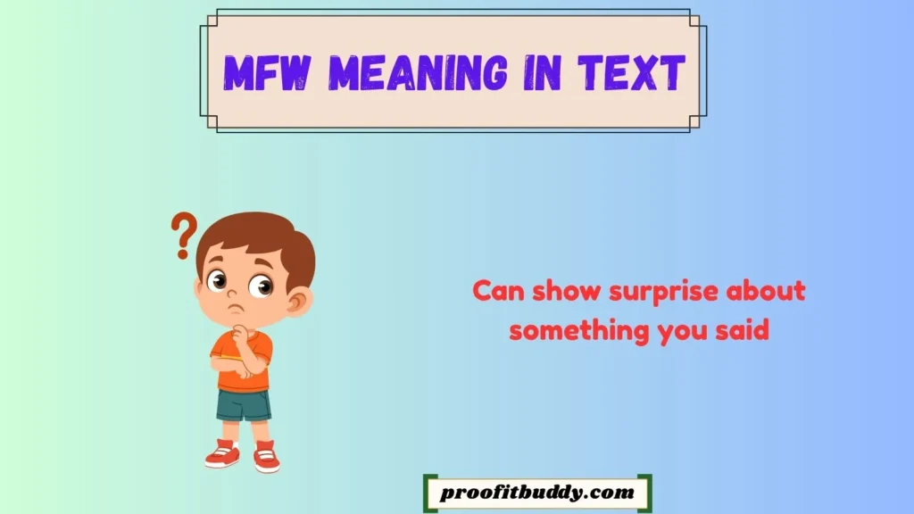 MFW Meaning in Text From a Guy
