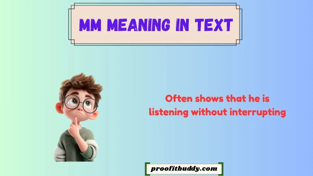 MM Meaning in Text From a Boy