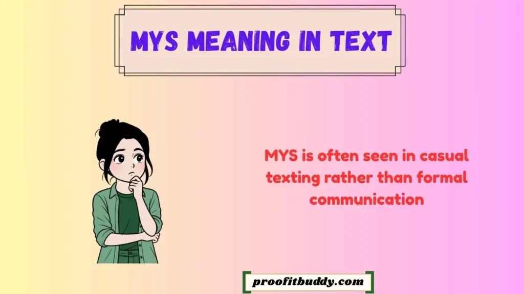 Mys Meaning in Text From a Guy