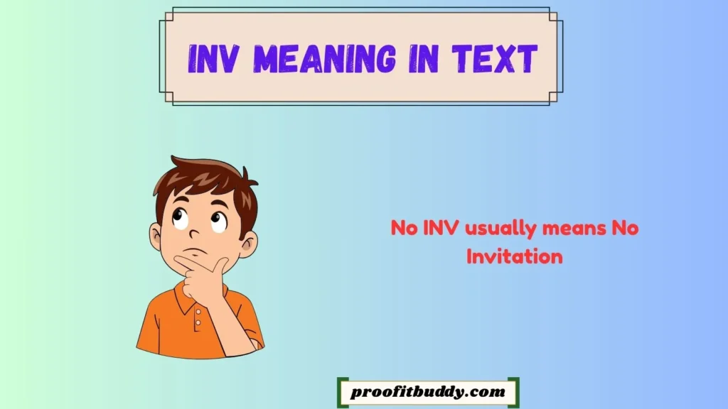 No Inv Meaning in Text