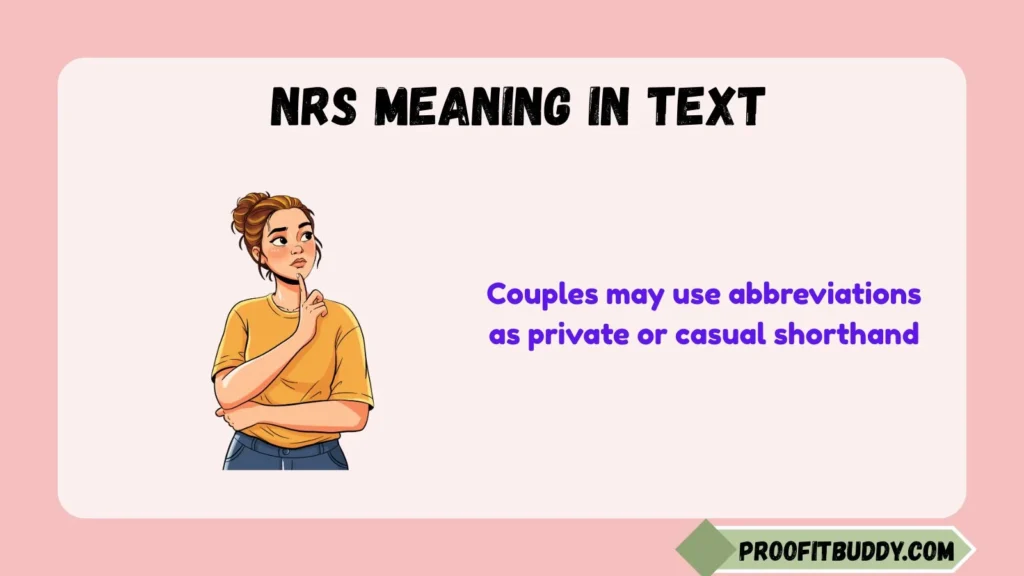 NRS Meaning in Relationship