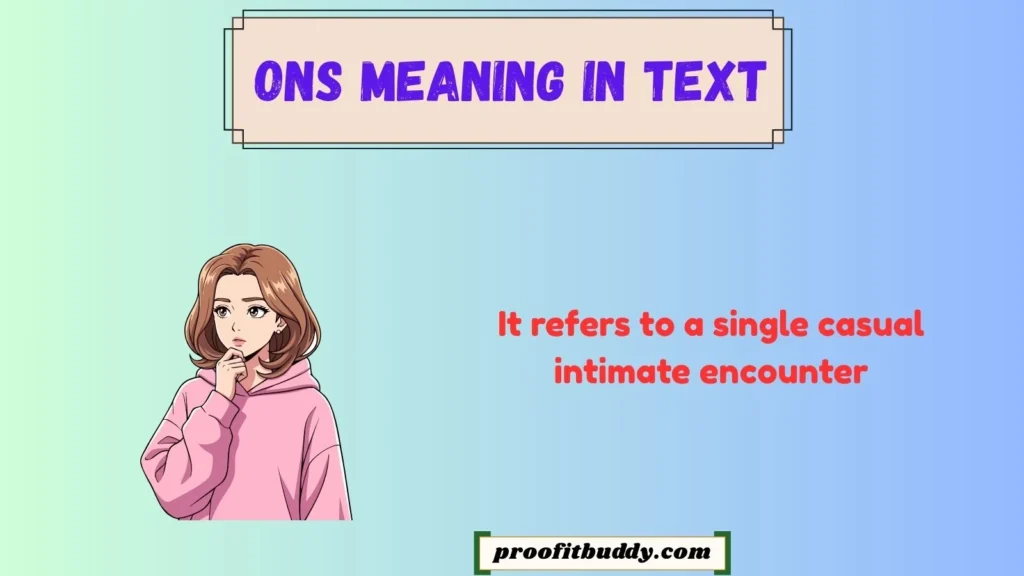 ONS Meaning Dating