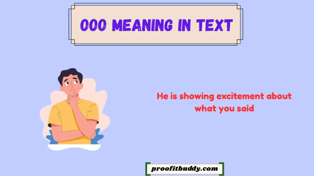 Ooo Meaning From a Guy