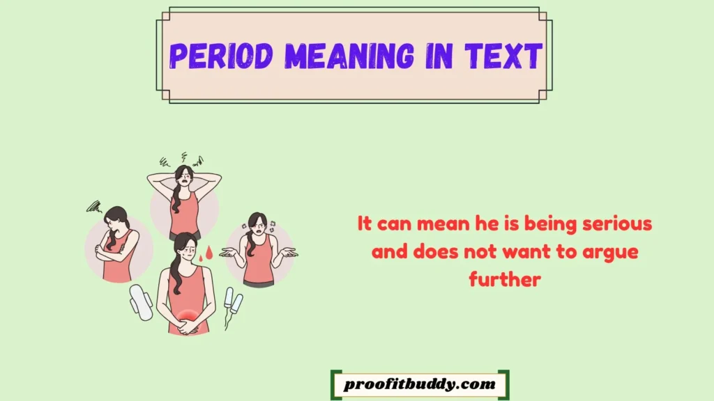 Period Meaning in Text From a Guy