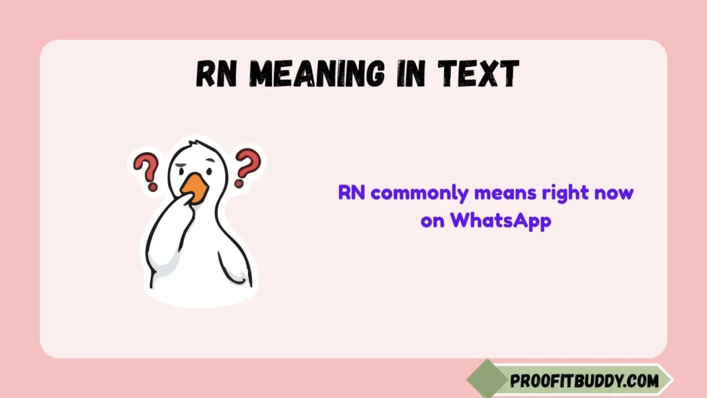 RN Meaning in WhatsApp