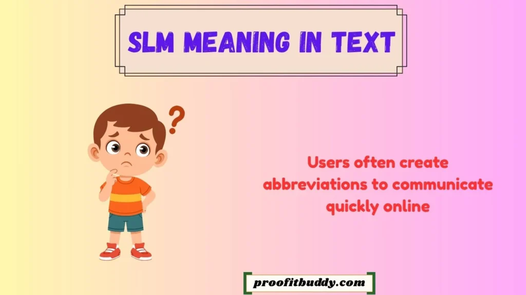 SLM Meaning in Social Media