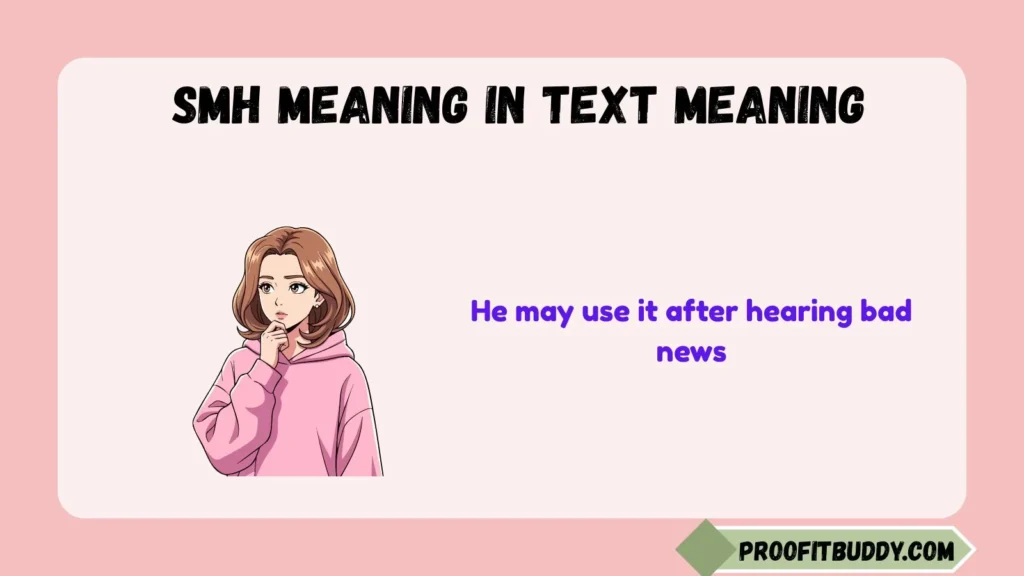Smh Meaning in Text Meaning From a Guy