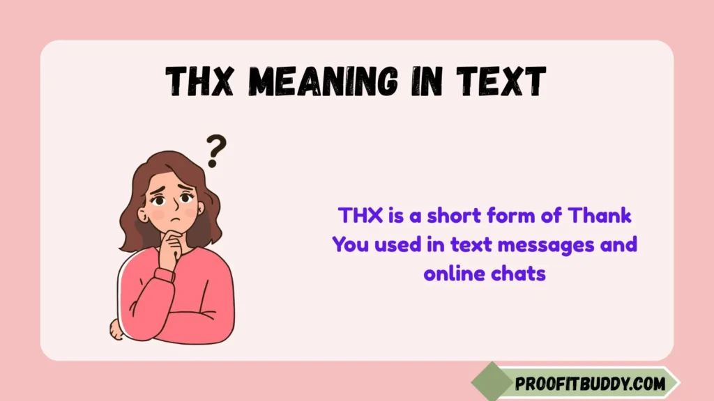 Thx You Meaning