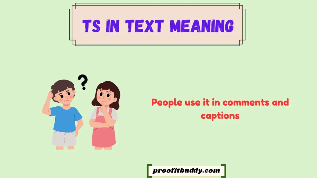 TS Meaning in Text on Instagram