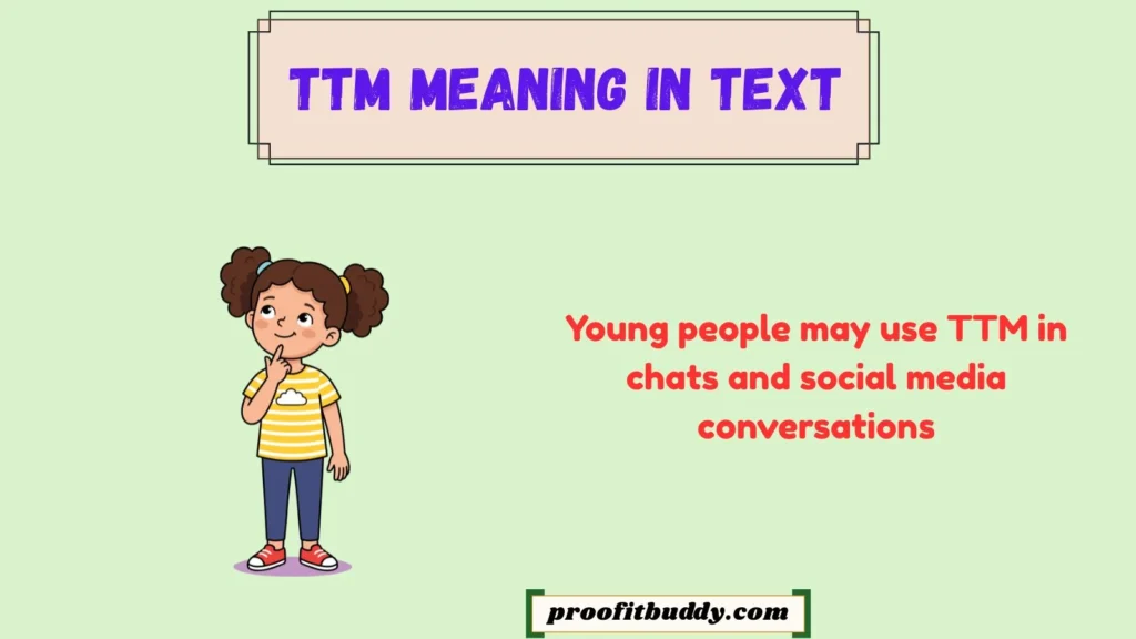 TTM Meaning in Text Pakistan